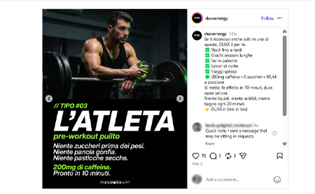 Duxx atleta in palestra